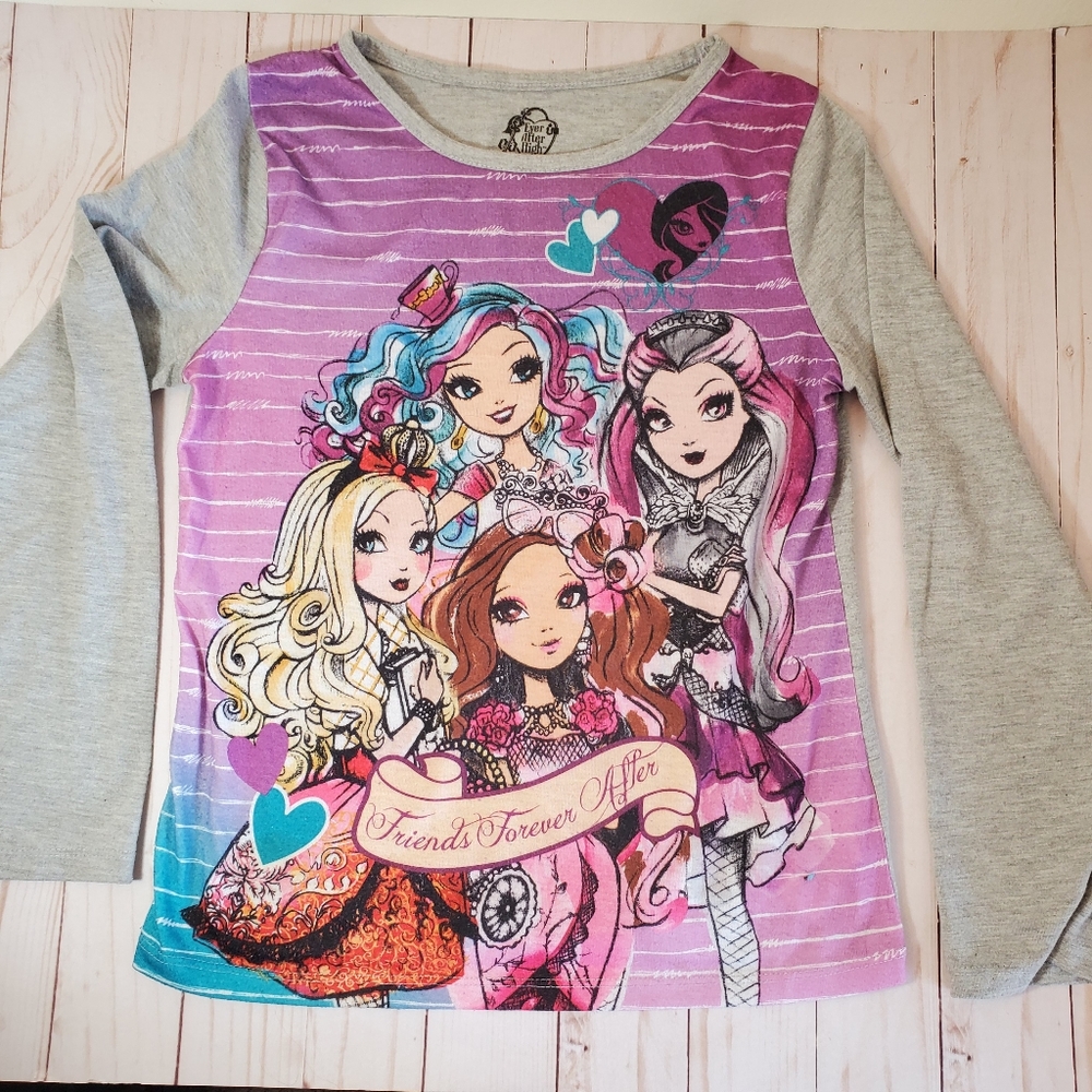 Ever After High girls pajama top  10-12